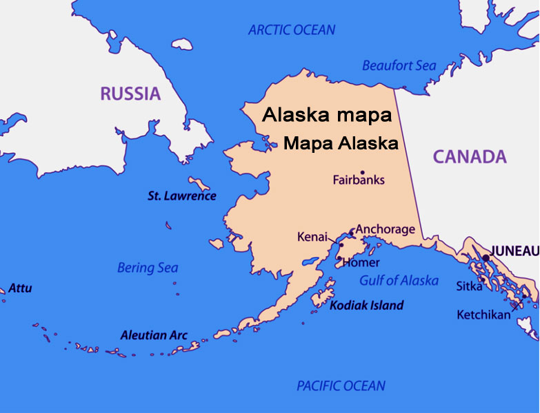 Alaska mapa