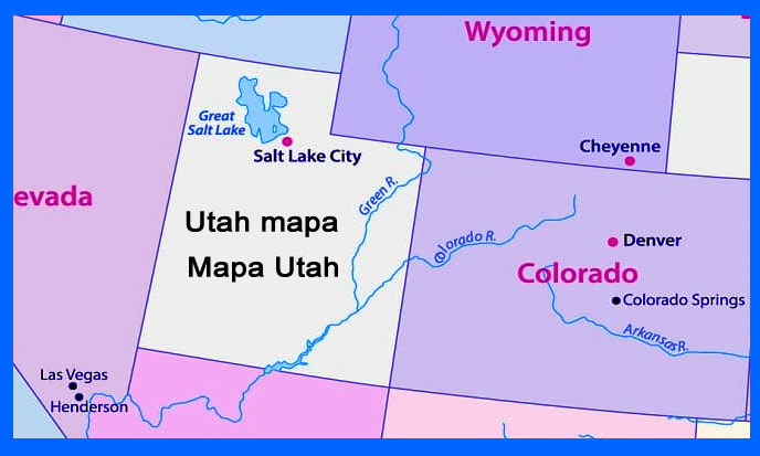 Utah mapa