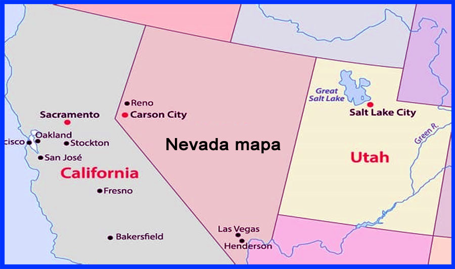 Nevada mapa