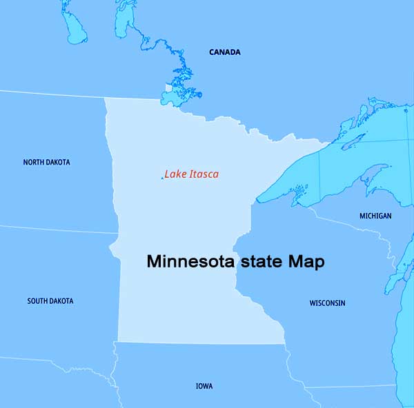 minnesota state map