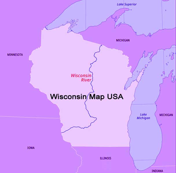 wisconsin map usa